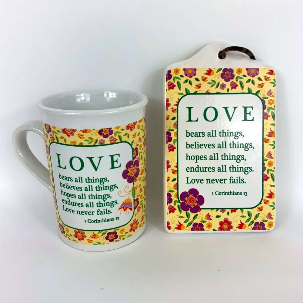 Bible Scripture Mug & Wall Decore
